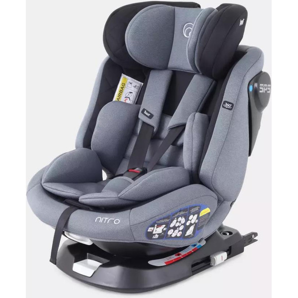 Детское автокресло Rant Nitro Isofix UB619 (серый/черный)