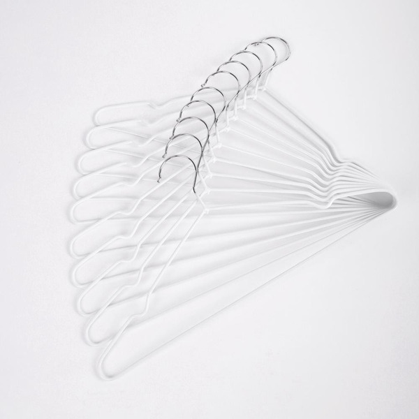 Вешалки-плечики BRABIX PREMIUM 608469, 10 шт