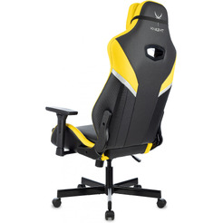 Кресло игровое Бюрократ Knight Thunder 5X (черный/желтый)