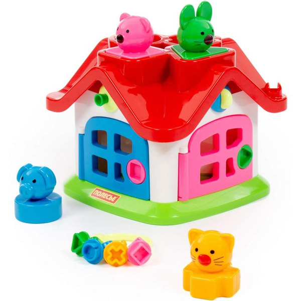 Сортер Полесье Логический теремок 9142 (в коробке)