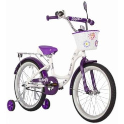 Детский велосипед Novatrack Butterfly 20 207BUTTERFLY.WVL23 (фиолетовый)