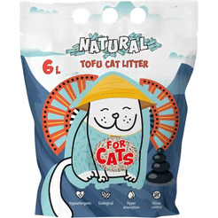 Наполнитель для туалета For Cats Tofu Natural комкующийся без запаха TUZ942 (6л)