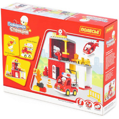 Конструктор Полесье 77516 Пожарная станция