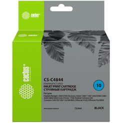 Картридж струйный Cactus CS-C4844 №10 (черный)