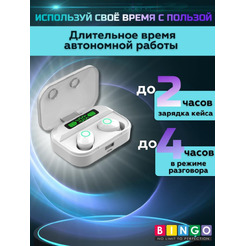 Наушники Bingo TG02 (белый)