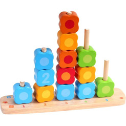 Головоломка деревянная BOBY Бусины для счета и равновесия BB0306