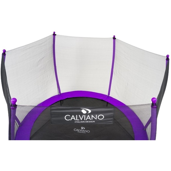 Батут Calviano 252 см - 8ft OUTSIDE master purple