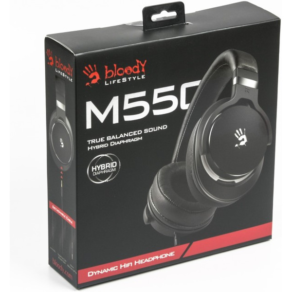 Наушники A4Tech Bloody M550 (черный/серый)