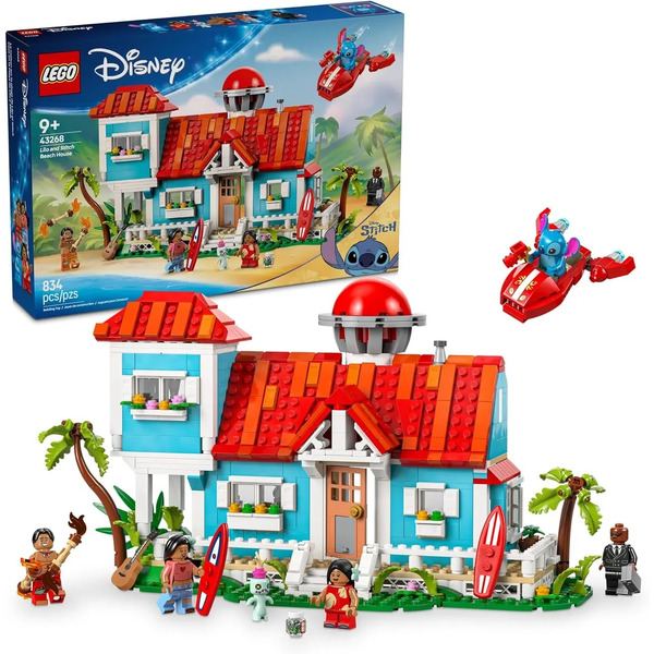 Конструктор LEGO Disney Пляжный домик Лило и Стича 43268