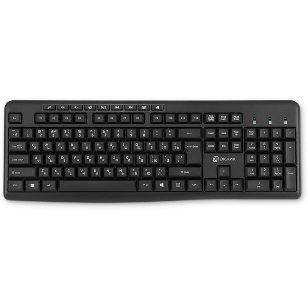 Клавиатура Oklick K225W (черный)