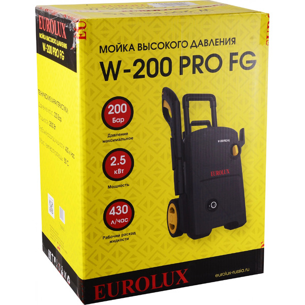 Мойка высокого давления Eurolux W-200 PRO FG 70/8/59