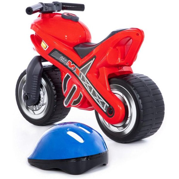 Каталка Полесье МХ со шлемом 46765