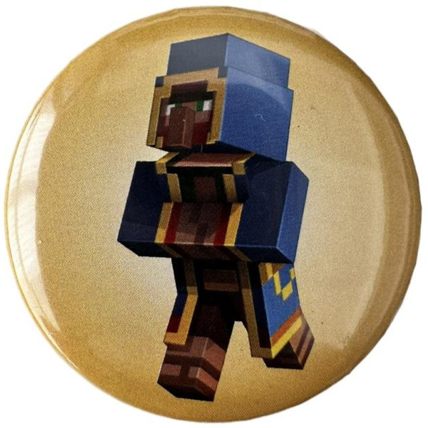 Значок сувенирный "Дай 5 Добру" (Майнкрафт) в ассортименте