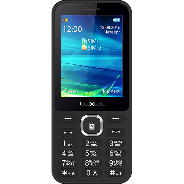 Телефон TEXET TM-D327 Black