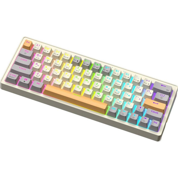 Клавиатура JEGG ZA63 Pro Beige Gray Yellow (TNT Yellow)