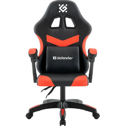 Игровое кресло Defender Runa (черный/красный)