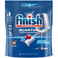 Таблетки для посудомоечной машины Finish Powerball Quantum (100 шт)