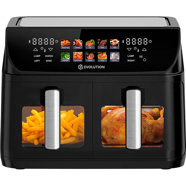 Аэрофритюрница Evolution AIRO DualGrill Pro 10L (AIRO 10400ТW Dual)