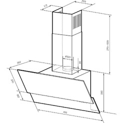 Кухонная вытяжка LEX Mera 500 (белый)