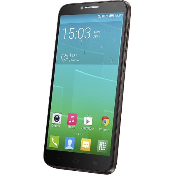 Смартфон ALCATEL 6037K One Touch черный/шоколад (Idol 2)