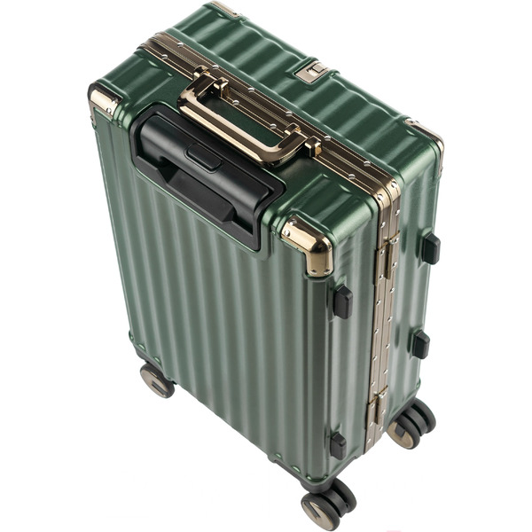 Чемодан DoubleW E087# (S, темно-зеленый)