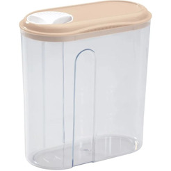 Ёмкость для сыпучих продуктов Бытпласт Phibo 431250807 1.5 л (бежевый)
