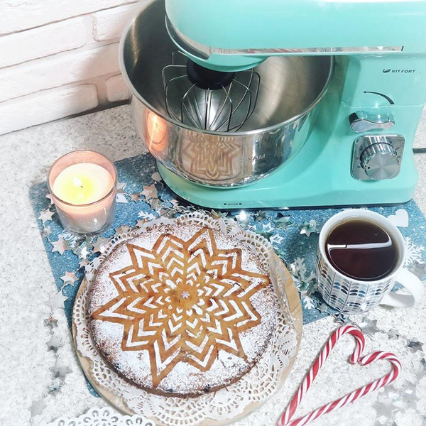 Планетарный миксер Kitfort KT-1324-3 (бирюзовый)