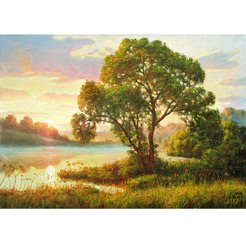 Картина стразами (алмазная мозаика) ОСТРОВ СОКРОВИЩ «Мелодия заката» 662582