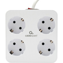 Сетевой фильтр Cablexpert PLT-4-C2U2-W-2