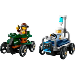 Конструктор LEGO City 60459 Самолет против машины скорой помощи