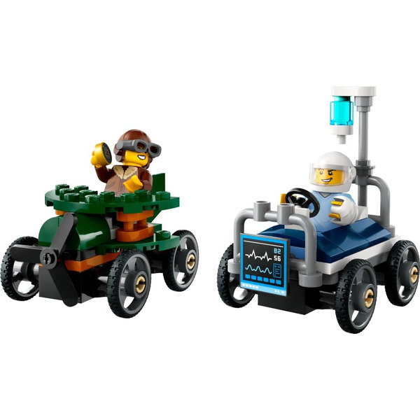Конструктор LEGO City 60459 Самолет против машины скорой помощи