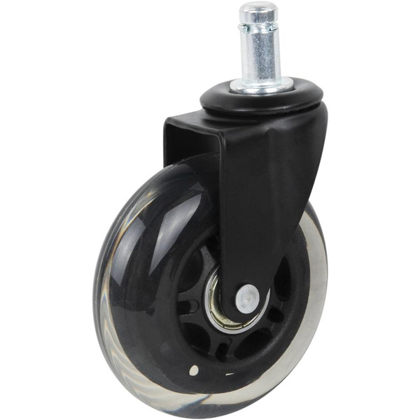 Колеса (ролики) для кресла BRABIX 532524 (мягкие, резиновые, КОМПЛЕКТ 5шт, шток d11мм)