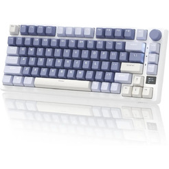 Клавиатура Royal Kludge RK-M75 (белый/синий, RK Silver)