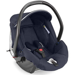 Универсальная коляска CAM Tris Fluido Easy (3 в 1, белый медвежонок, синий-черный)