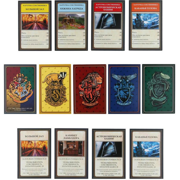 Настольная игра HASBRO Монополия Гарри Поттер на русском языке F9422