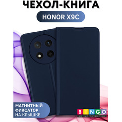 Чехол-книга Bingo Magnetic для HONOR X9c Темно-синий