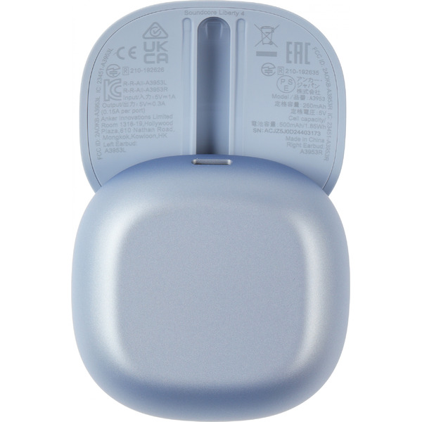 Наушники беспроводные SOUNDCORE Liberty 4 A3953 (синий)