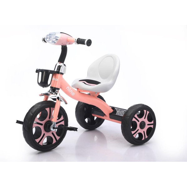 Трехколесный велосипед NINO 1028-1 (розовый)