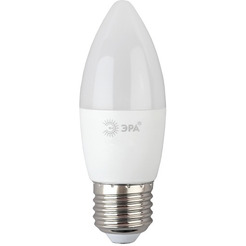 Лампа светодиодная ЭРА QX LED-9 Вт-В35-2700K-E27  (арт.B35-10W-827-E27) 10/100