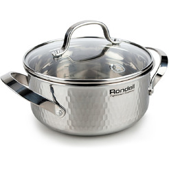 Кастрюля с/кр Rondell RainDrops RDS-827 18 см (1.9 л)