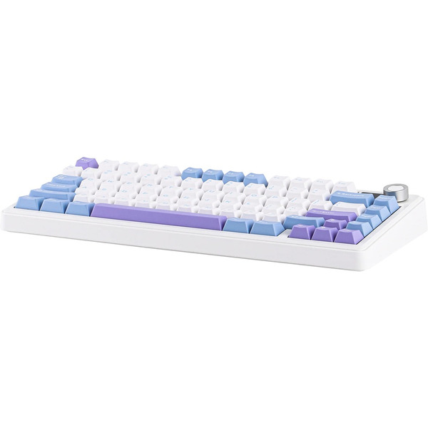 Клавиатура AULA F75 MAX Light Blue-White-Purple Reaper Switches