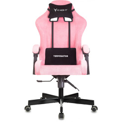 Игровое кресло Knight Terminator (розовый Velvet 36)