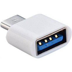 Переходник BINGO с USB 2.0 на MicroUSB (белый)