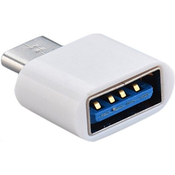 Переходник BINGO с USB 2.0 на MicroUSB (белый)