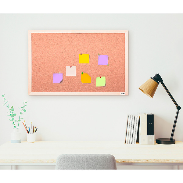 Доска пробковая Cactus CS-CWBD-60X90