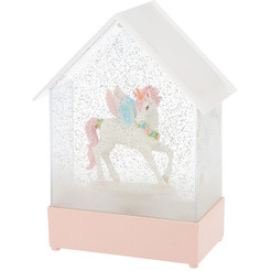 Декоративный светильник с эффектом конфети, подсветкой и мелодией NEON-NIGHT Единорог 501-186
