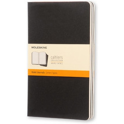 Блокнот Moleskine Cahier Journal Large QP317 (черный) 3 шт
