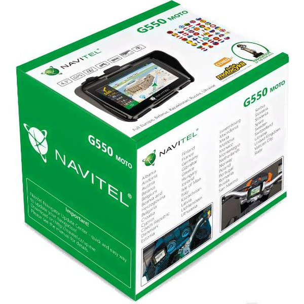 GPS навигатор Navitel G550 Moto с ПО Navitel Navigator (СНГ + Европа)