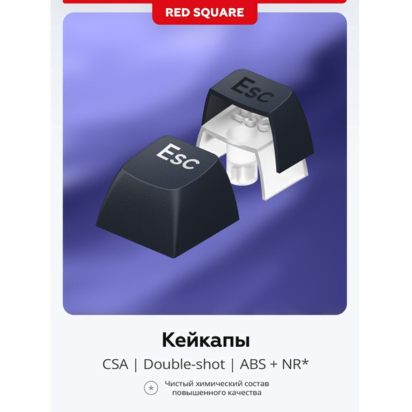 Клавиатура Red Square Alumix TKL Classic Kitsune RSQ-20051 (черный, g3ms Aquamarine)