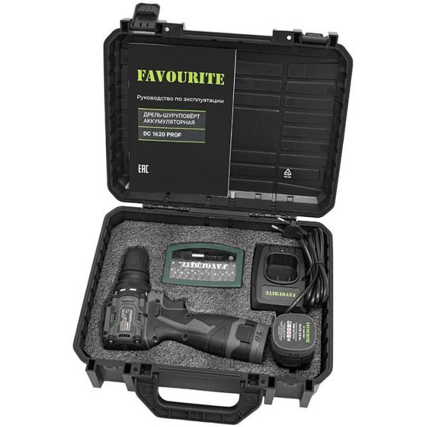 Дрель-шуруповерт FAVOURITE DC 1620 PROF